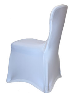 Ivory Spandex Chair Cover
