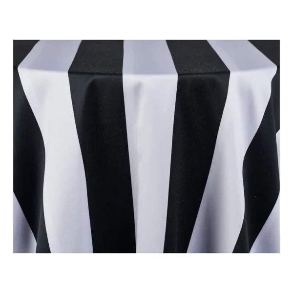 Cadet Stripe Black White