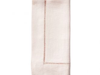 Hemstitch Blush Napkin