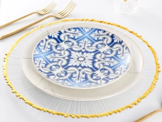 Eden Gold Charger Plate