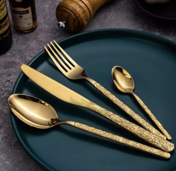 Flatware Stone Gold