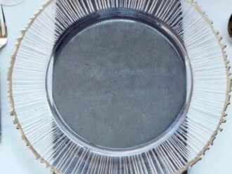 Eden Silver Charger Plate