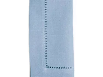 Hemstitch Slate Blue Napkin