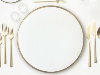 Porcelain Sophia Gold 12" & 10.5" Charger Plate