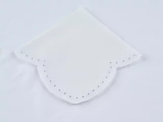 Scallop White Napkin